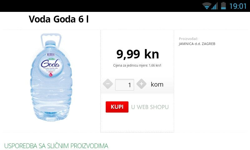 Aktualne ceny produktów w Chorwacji