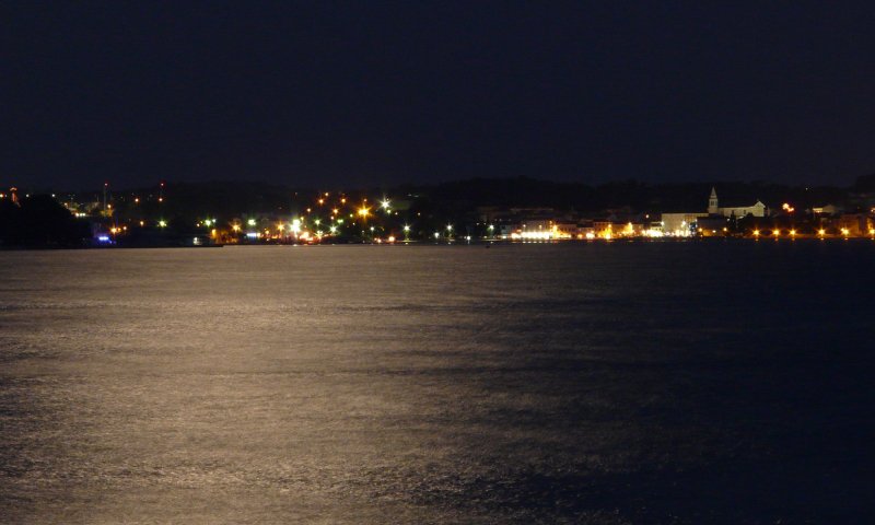 Panorama Porec nocą