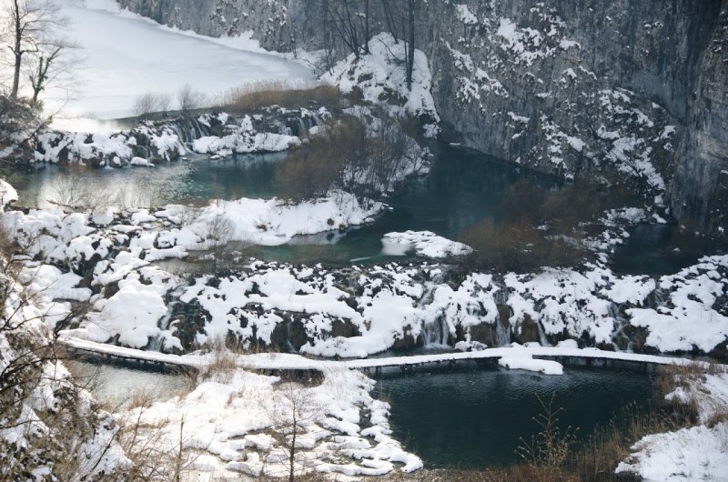 Plitvickie Jeziora zimą