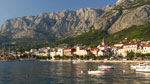 Makarska w tle Góry Biokovo