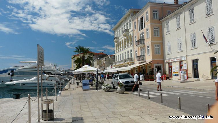 Popularna przystań jachtów w Poreč