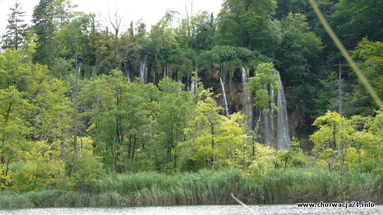 Liczne wodospady i strumienie