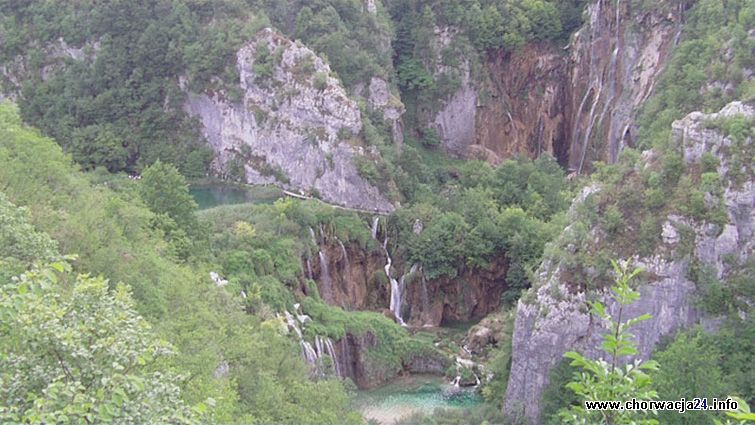 Panorama Parku Narodowego NP Plitvice