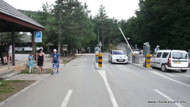 Plitvice główna brama wjazdowa