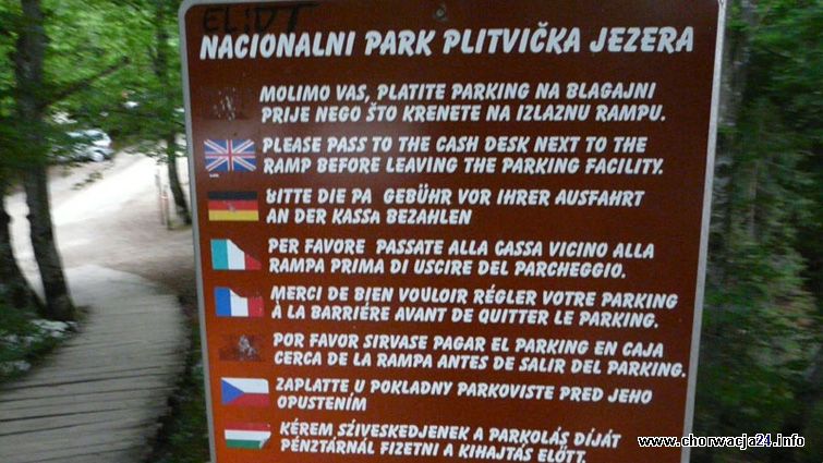 Zwiedzając Park trzeba zastosować się do instrukcji