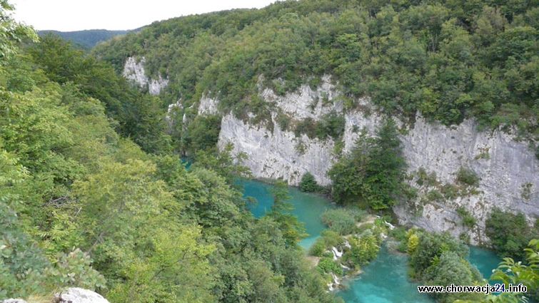 Ukształtowanie terenu w Parku Narodowym Plitvice