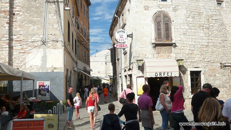 Centrum starej dzielnicy w Puli