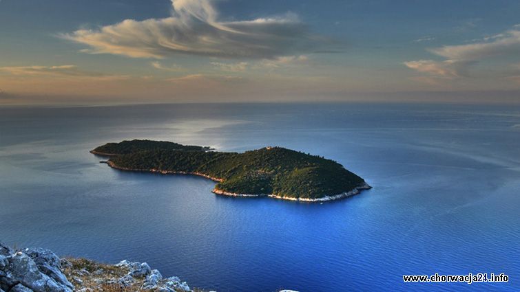 Wyspa Lokrum naprzeciw Dubrovnika