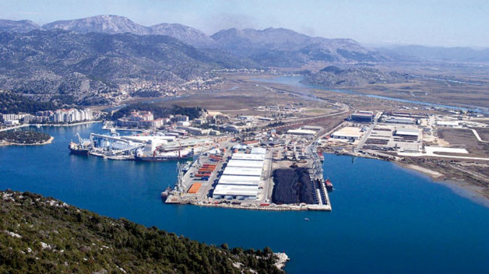 Port w Ploce - południowa cześć Dalmacji, Chorwacja